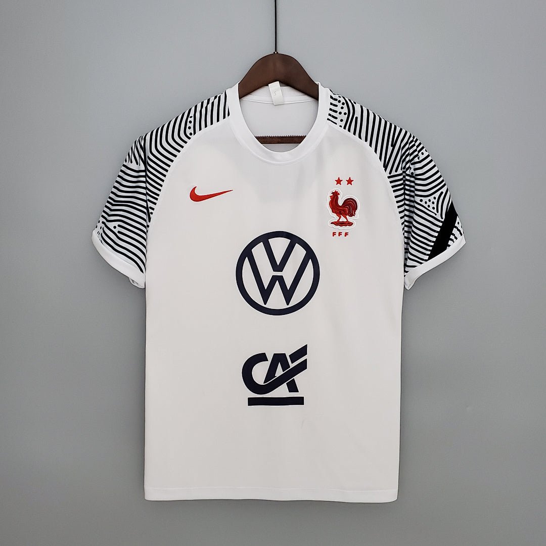 Maillot Entraînement 2021 French Suit Blanc