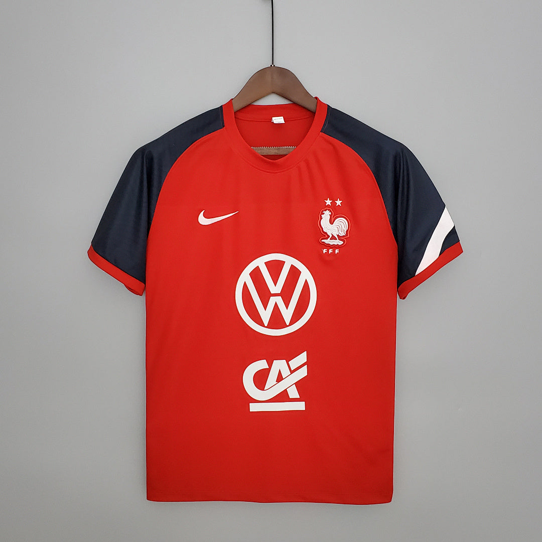 Maillot Entraînement 2021 French Suit Rouge