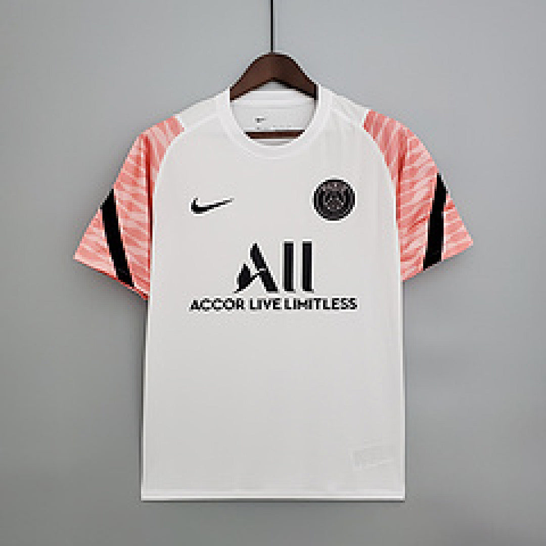 Maillot Entraînement 21/22 PSG suit Blanc Rose
