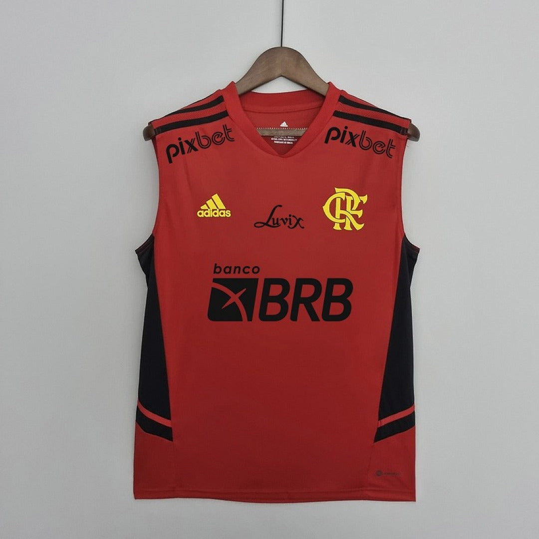 Maillot Entraînement 22/23 all sponsors Flamengo Vest Suit Rouge