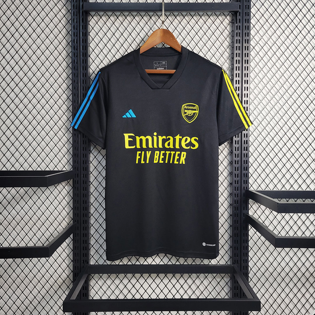 Maillot Entraînement 23 24 Arsenal Noir Shirt