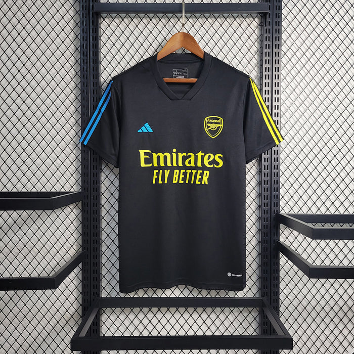 Maillot Entraînement 23 24 Arsenal Noir Shirt