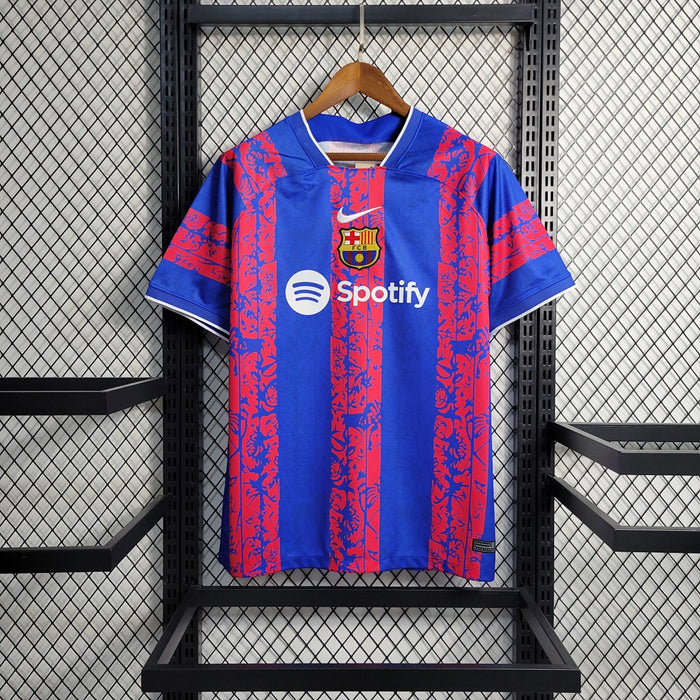 Maillot Entraînement 23 24 Barcelona Bleu Shirt