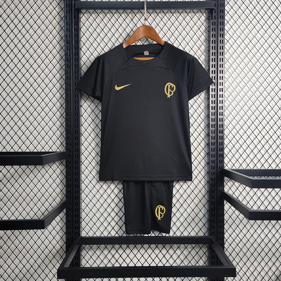 Maillot Entraînement 23 24 Enfant Corinthians Suit Noir