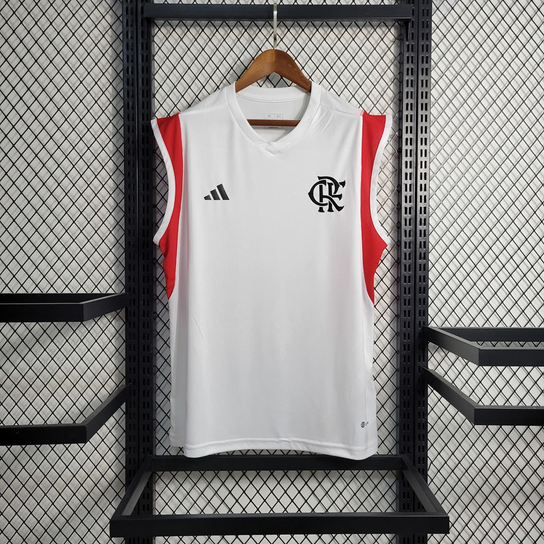 Maillot Entraînement 23 24 Flamengo Suit Blanc Tank Top