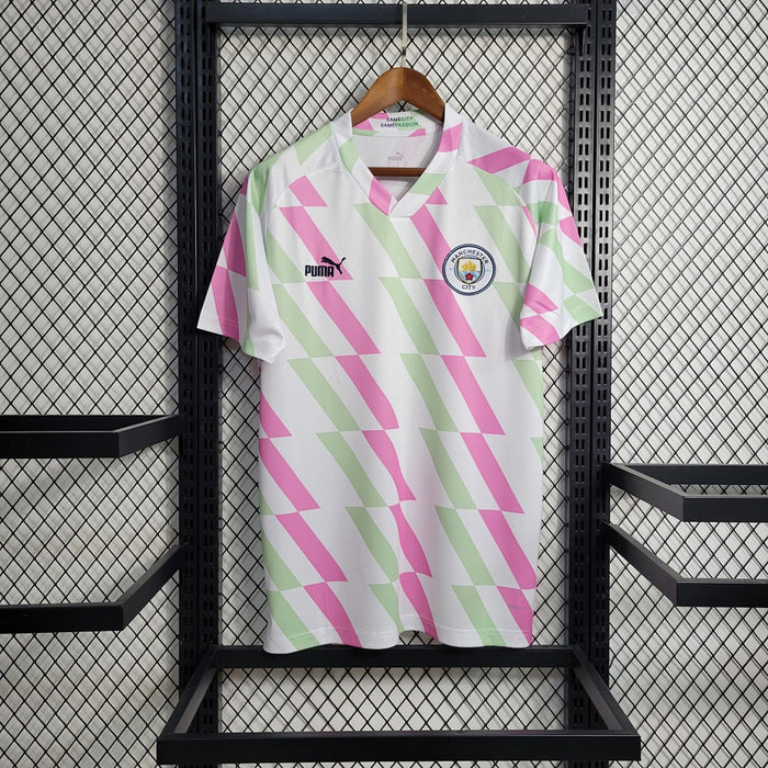 Maillot Entraînement 23 24 Manchester City Blanc suit