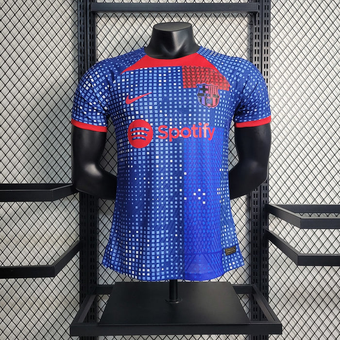 Maillot Entraînement 23 24 Players Barcelona Bleu Shirt