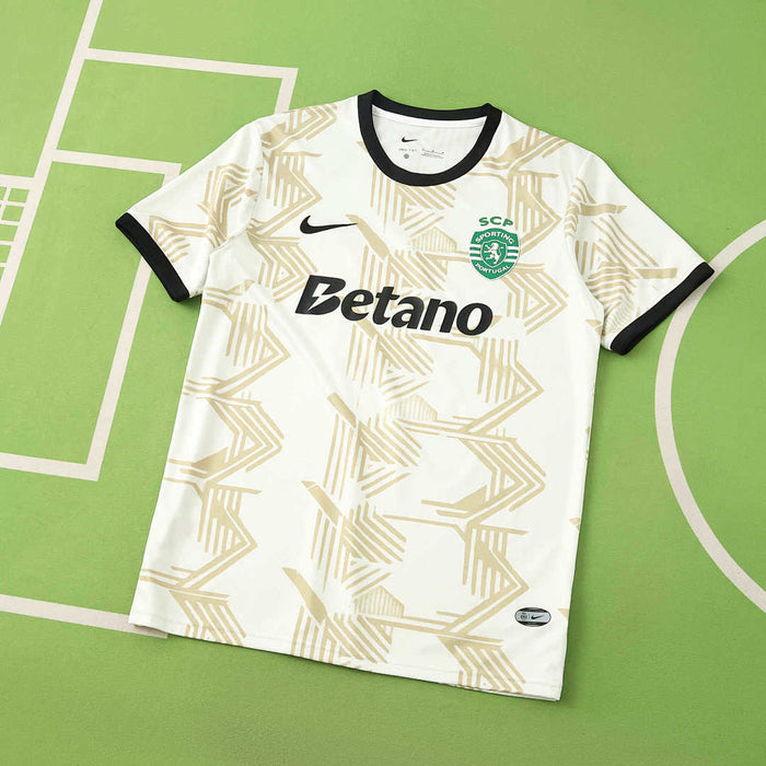 Maillot Entraînement 2526 Saison Sporting CP Apricot shirt Fan version