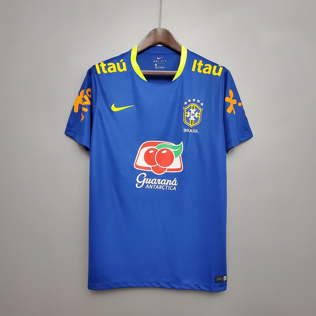 Maillot Entraînement Brésil suit Bleu