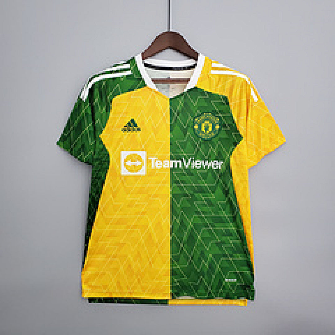 Maillot Entraînement Édition Spéciale 21/22 M U Édition Suit Vert Jaune