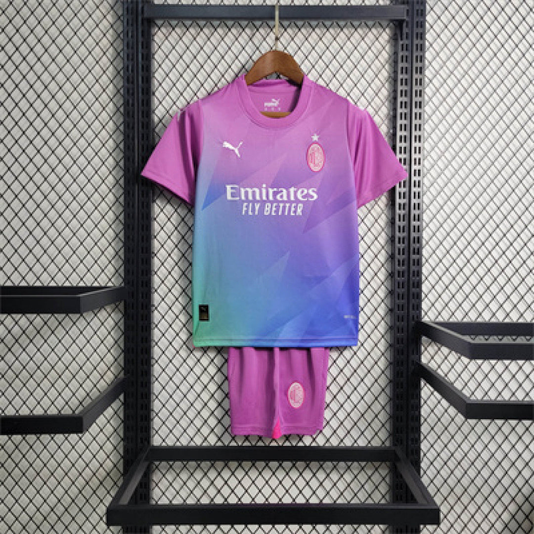 Maillot Extérieur 23 24 Enfant AC Milan 2 Gam