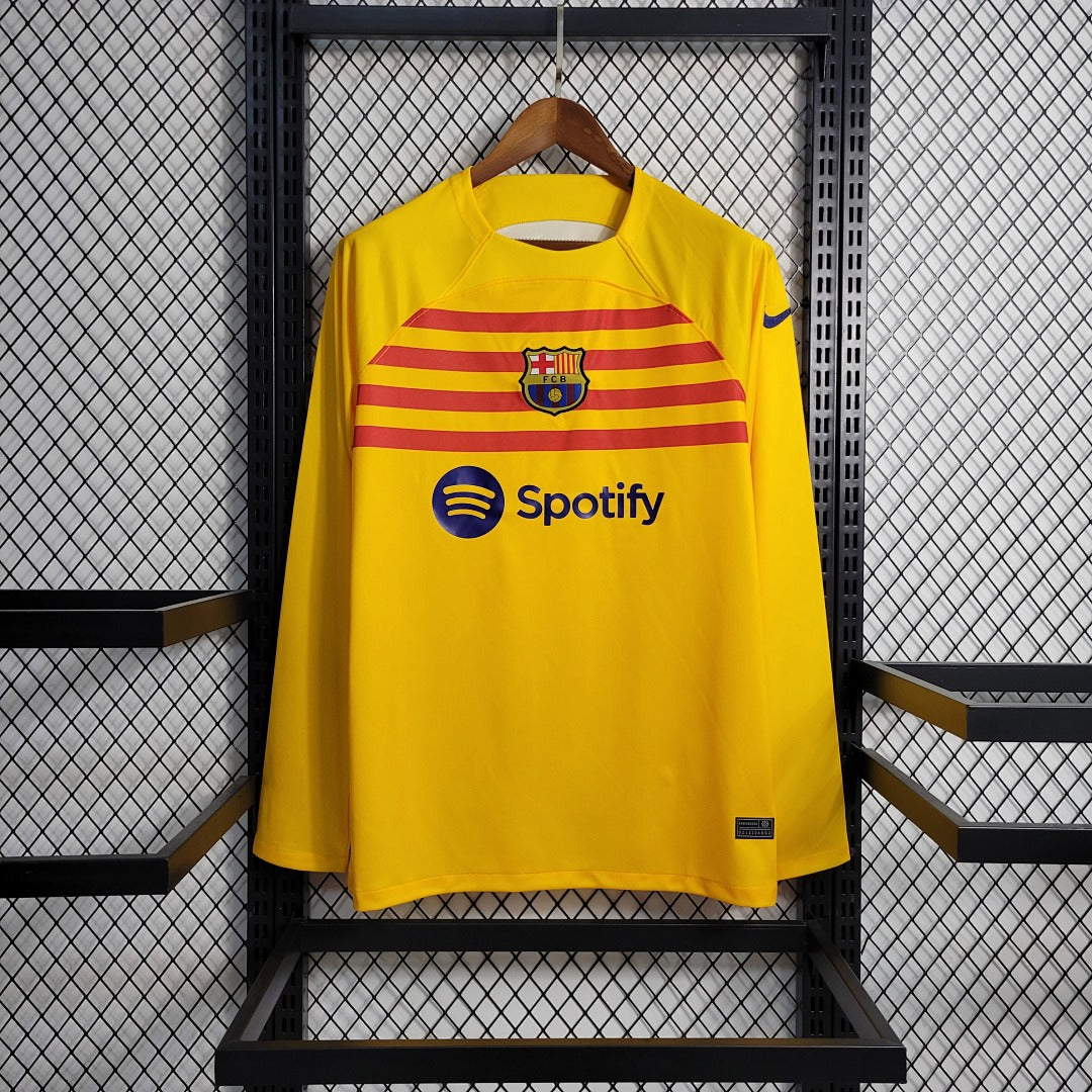 Maillot Extérieur 23 24 long sleeved Barcelona 4