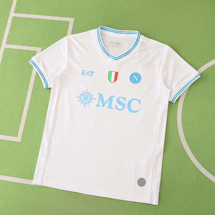 Maillot Extérieur 2526 Saison S.S.C. Napoli Champions League Fan version