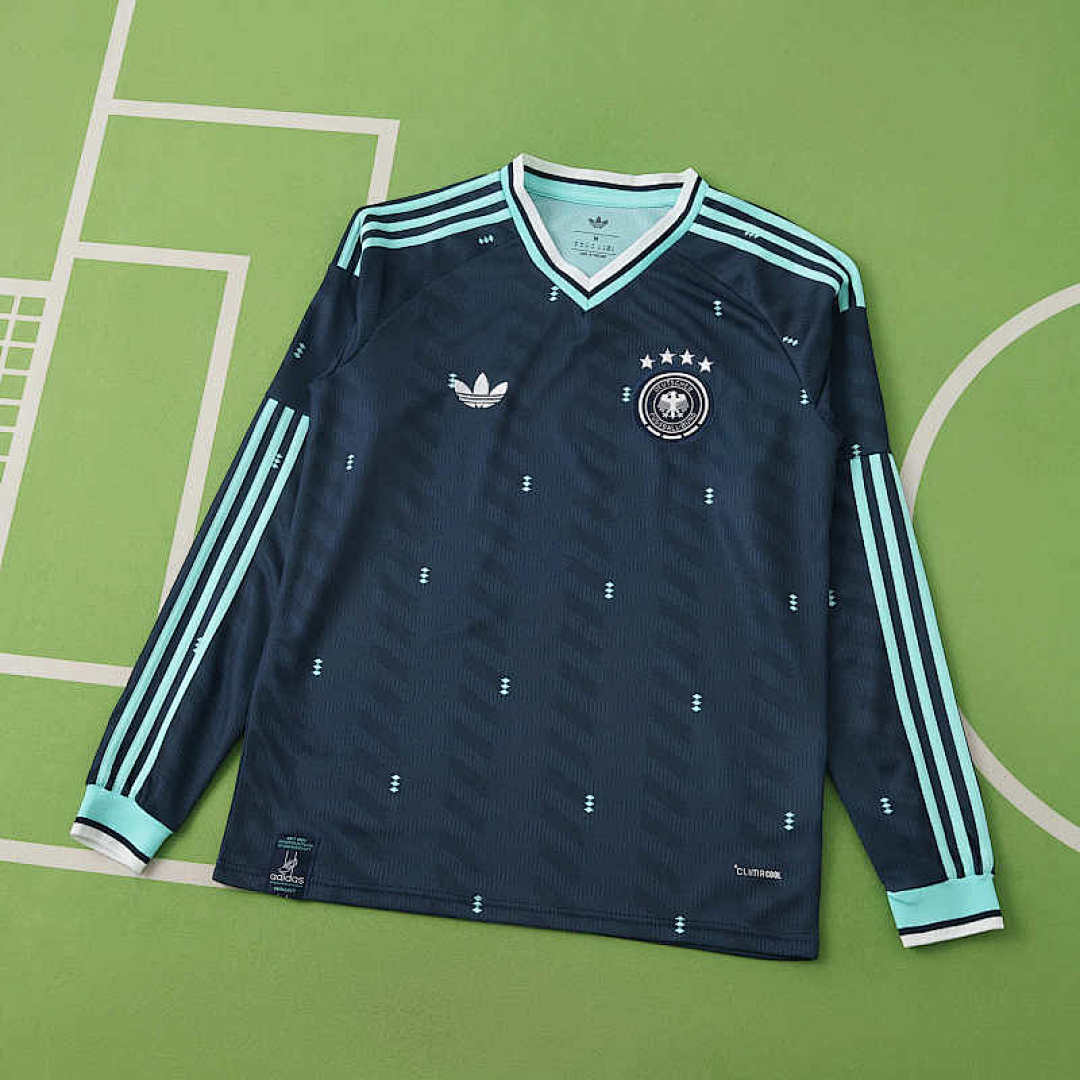 Maillot Extérieur Manches Longues 2026 FIFA World Cup Allemagne d Fan version