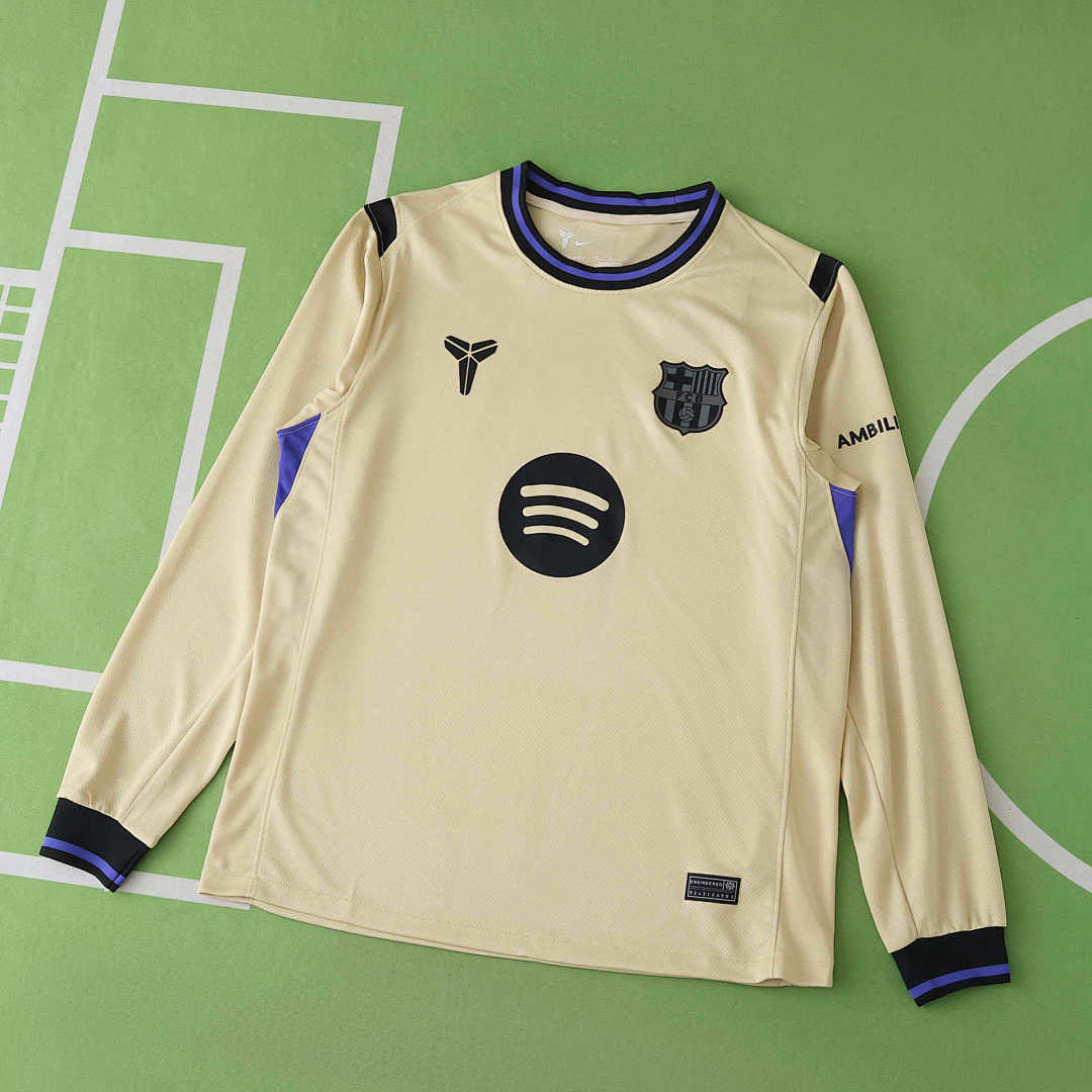 Maillot Extérieur Manches Longues 2526 Saison FC Barcelona / Barça d Fan version