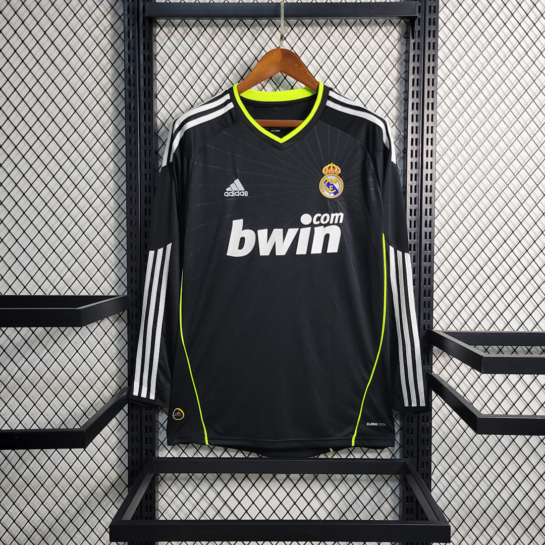 Maillot Extérieur Rétro Manches Longues 10 11 Real Madrid