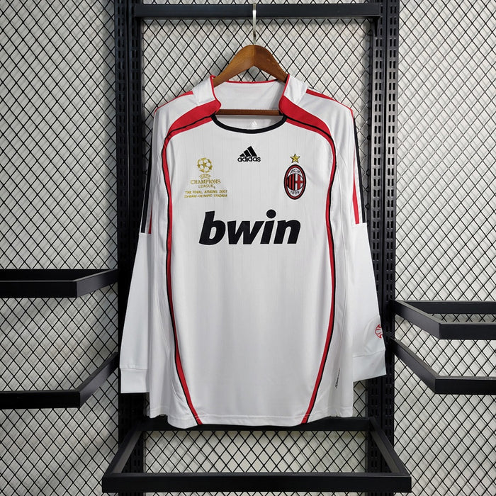 Maillot Extérieur Rétro Manches Longues 2006 07 AC Milan