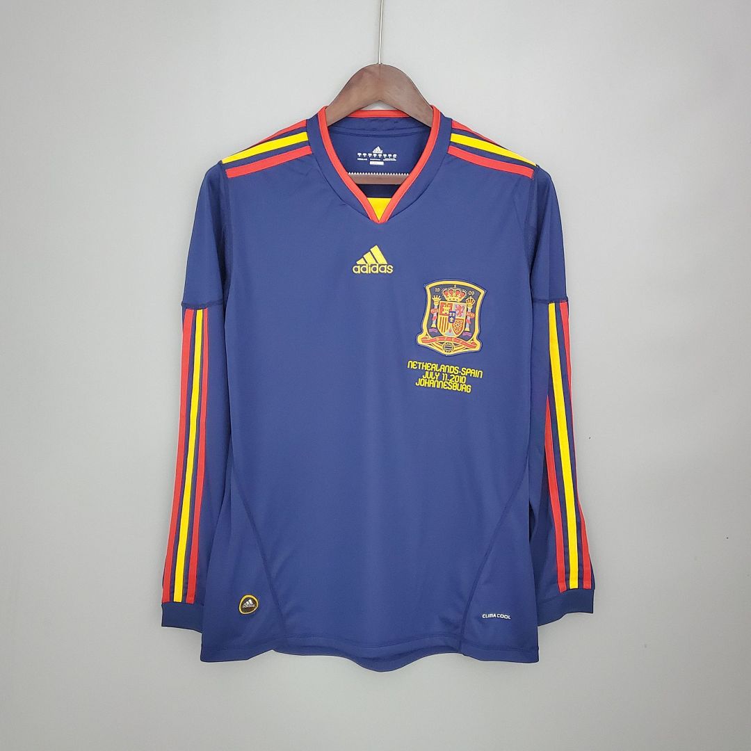 Maillot Extérieur Rétro Manches Longues Espagne 2010