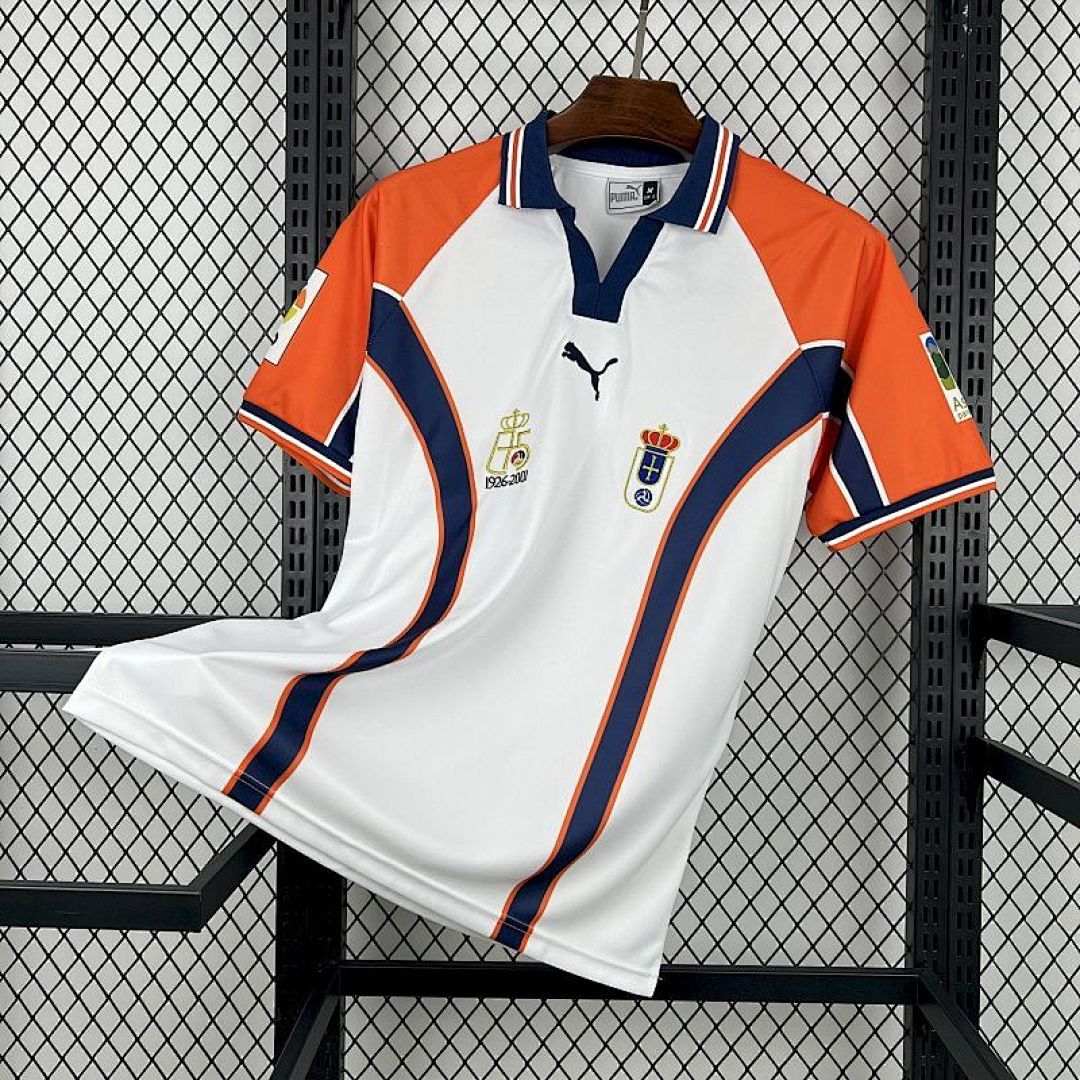 Maillot Extérieur Rétro Real Oviedo 2000/01