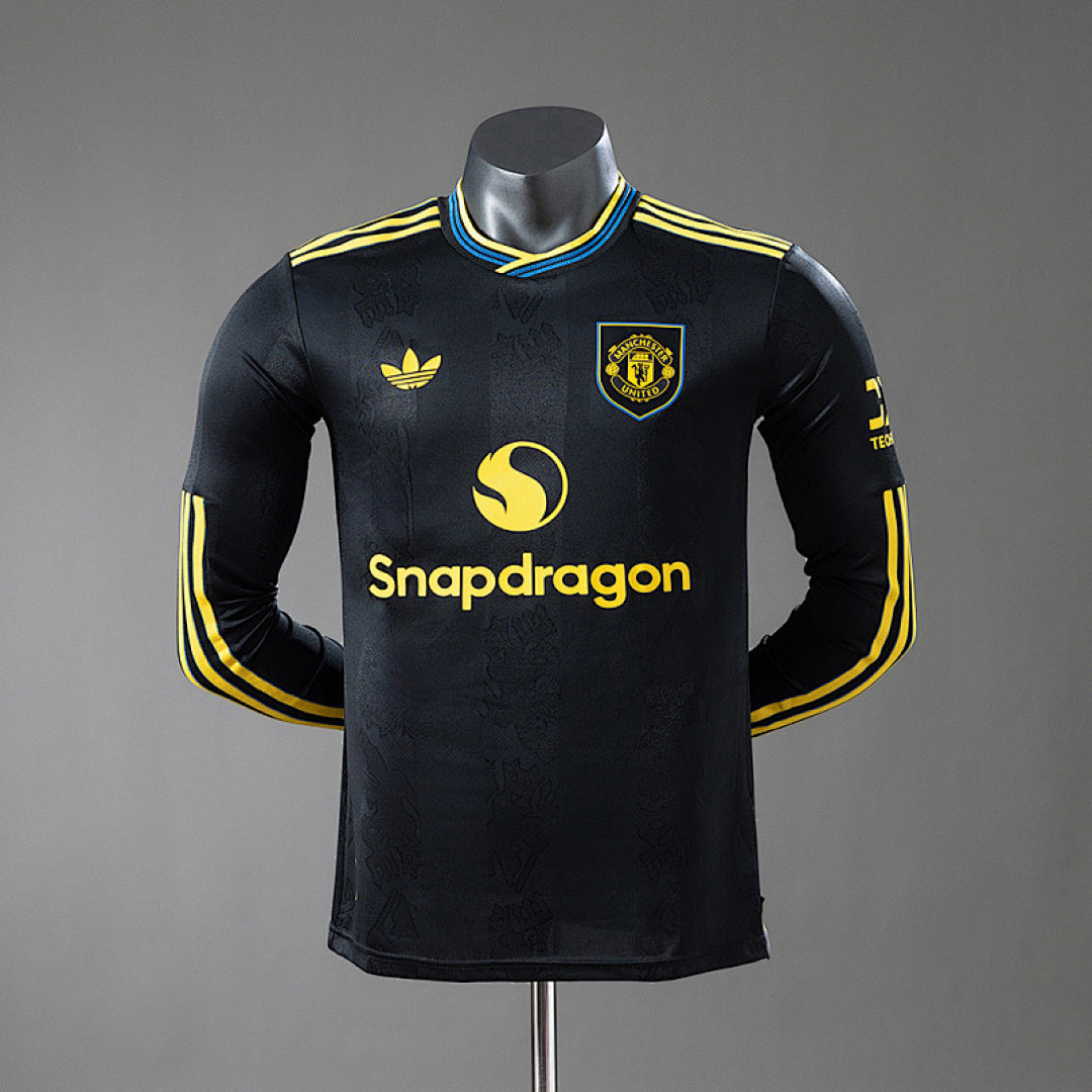 Maillot Extérieur Third Version Joueur M U 25/26 Long sleeved