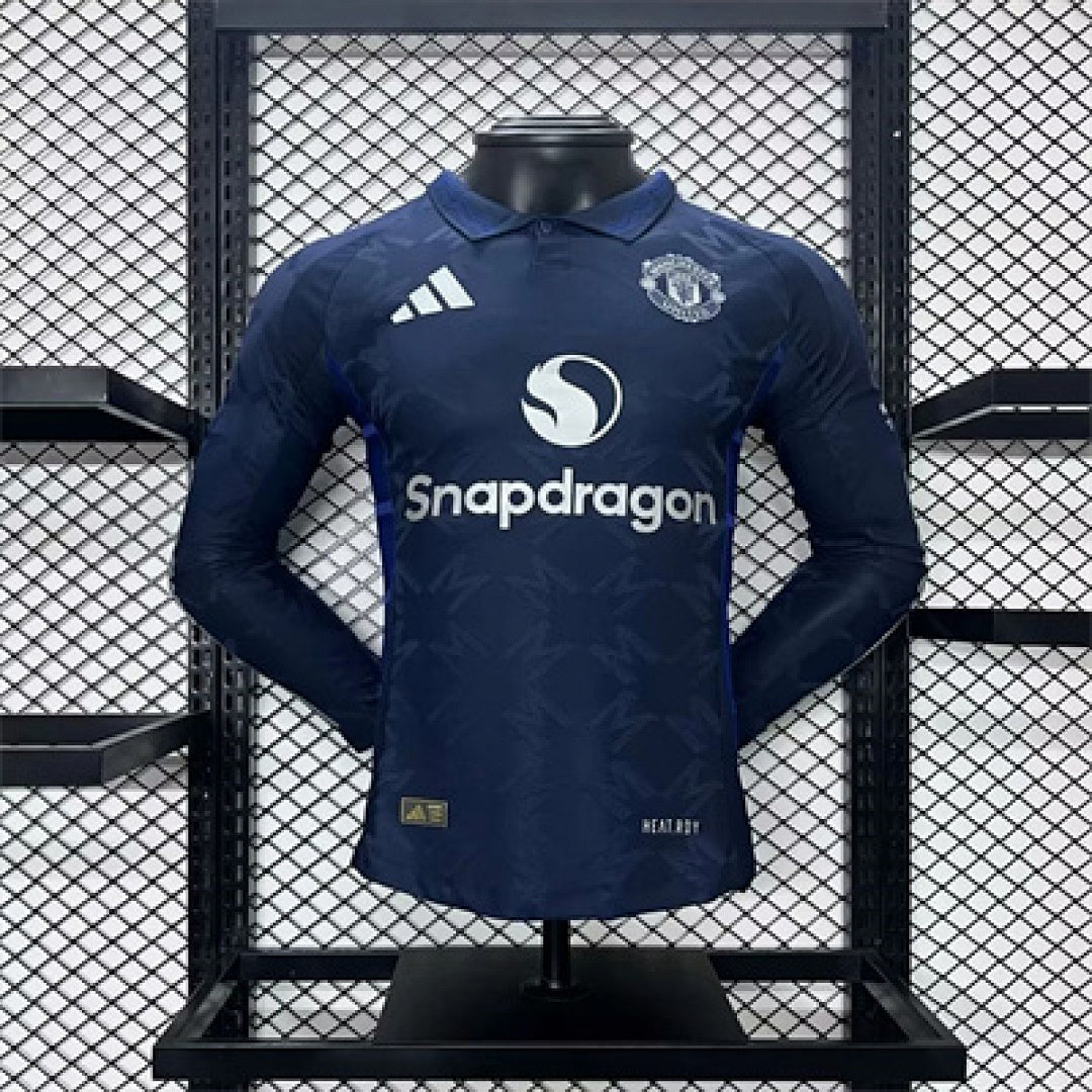 Maillot Extérieur Version Joueur Manches Longues Manchester United 2024/25 s