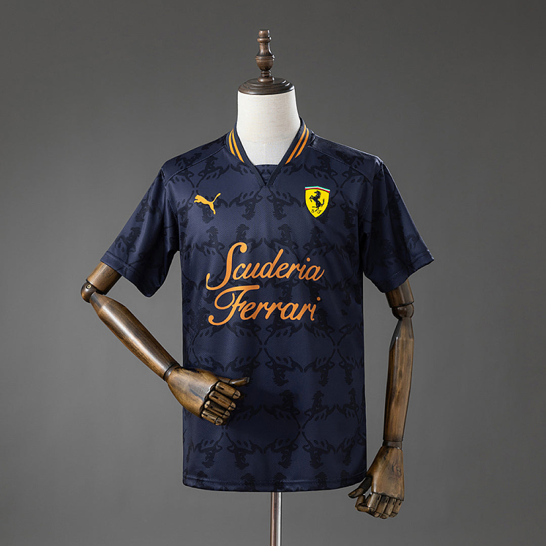 Maillot F1 Scuderia Ferrari 2026 Casual Shirts Noir