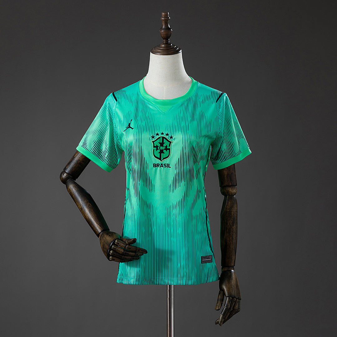 Maillot Gardien Brésil 2026 Femme's Vert
