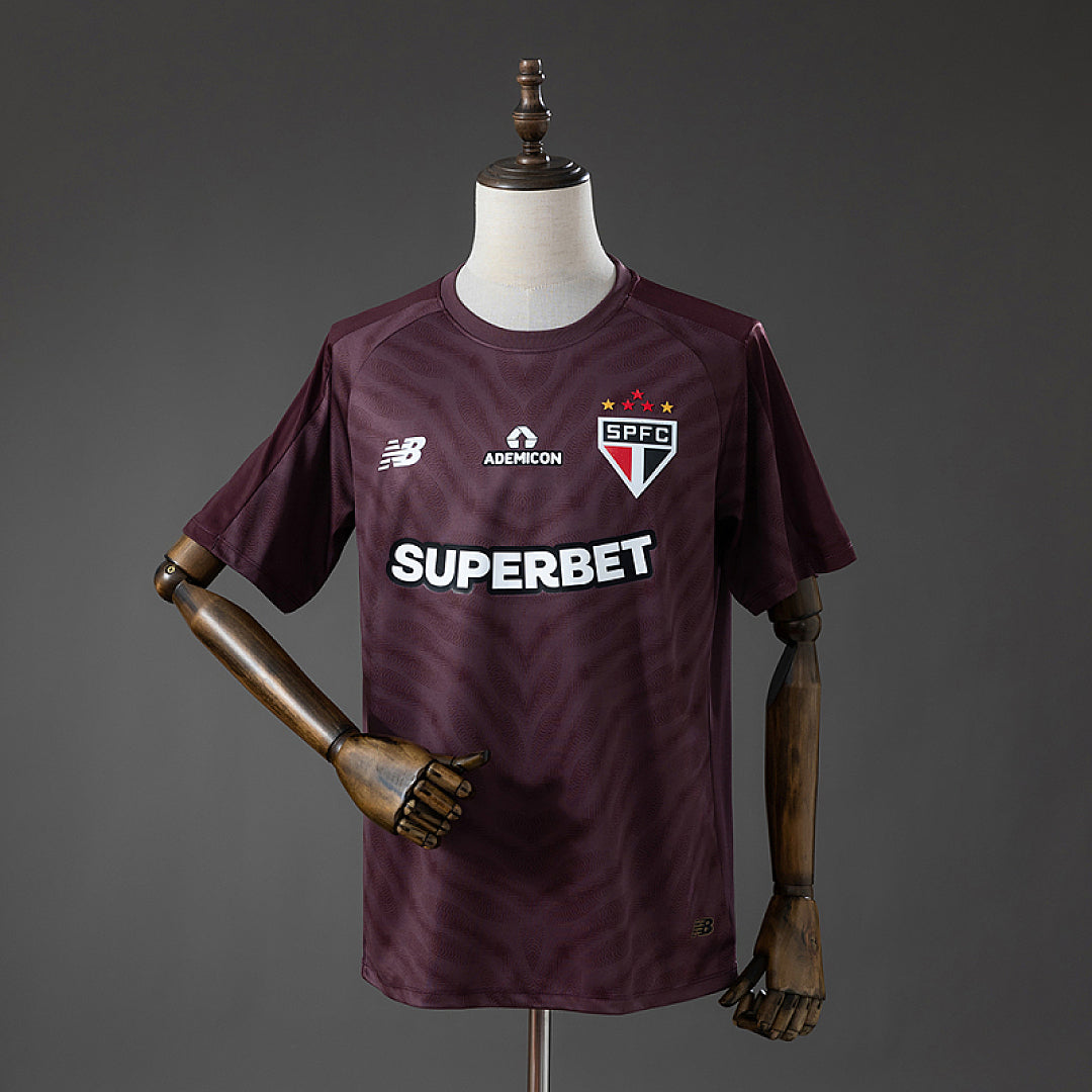 Maillot Gardien Sao Paulo 26/27 Deep Burgundy