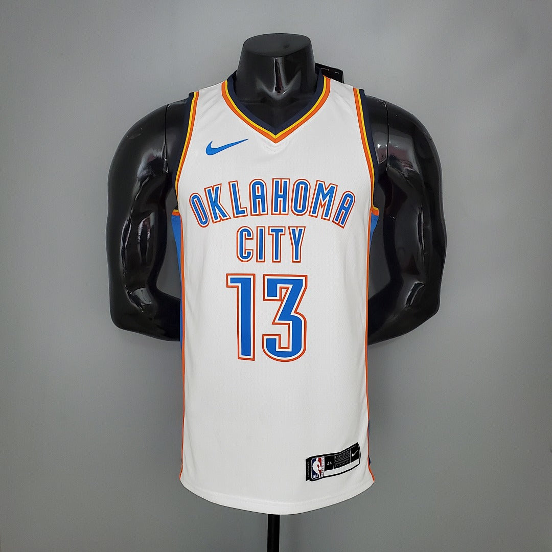Maillot GEORGE#13 Thunder Blanc NBA