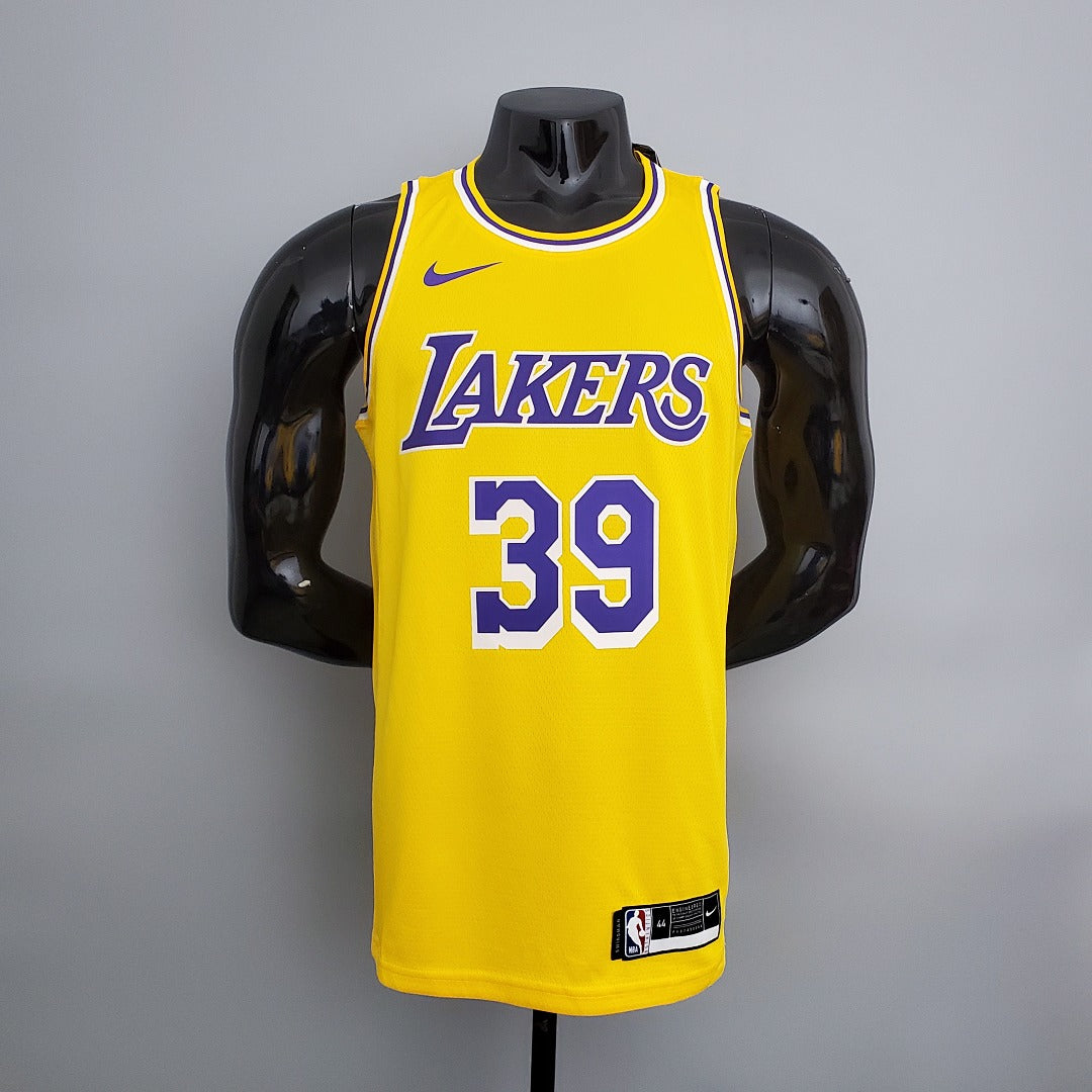 Maillot Lakers Howard#39 Crew Neck Jaune NBA