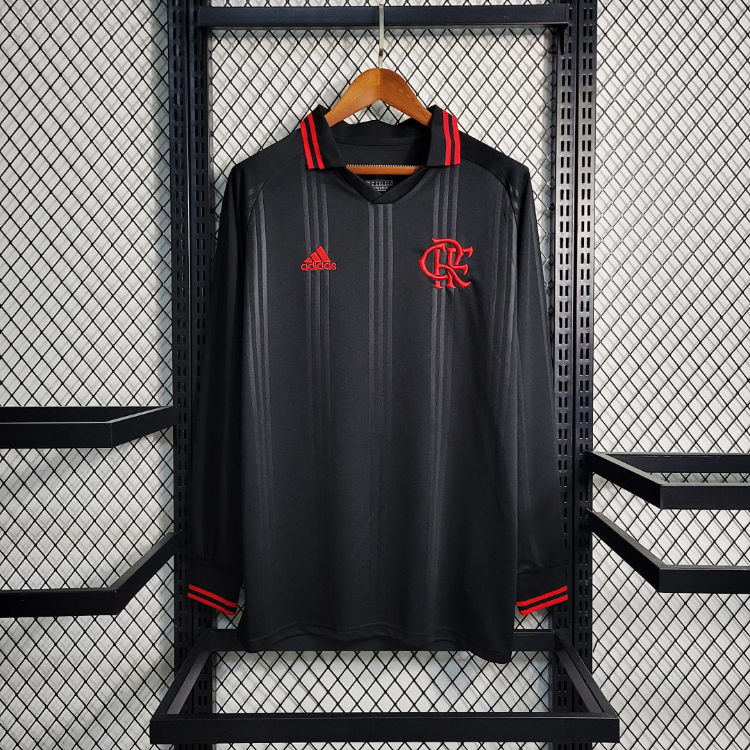 Maillot Manches Longues 19 20 Flamengo Noir