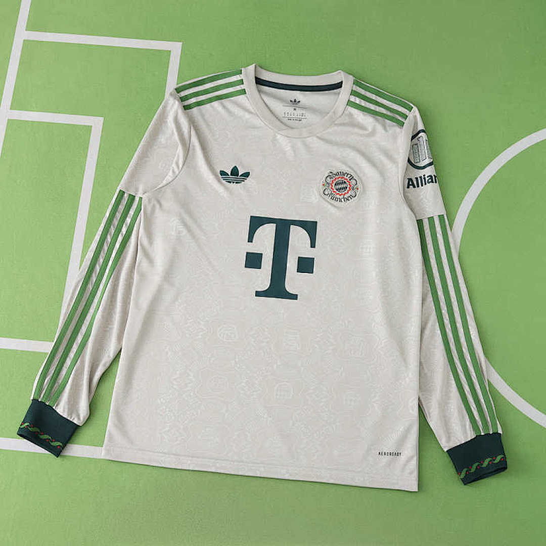 Maillot Manches Longues 2526 Saison Fußball Club Bayern München Oktoberfest d Fan version