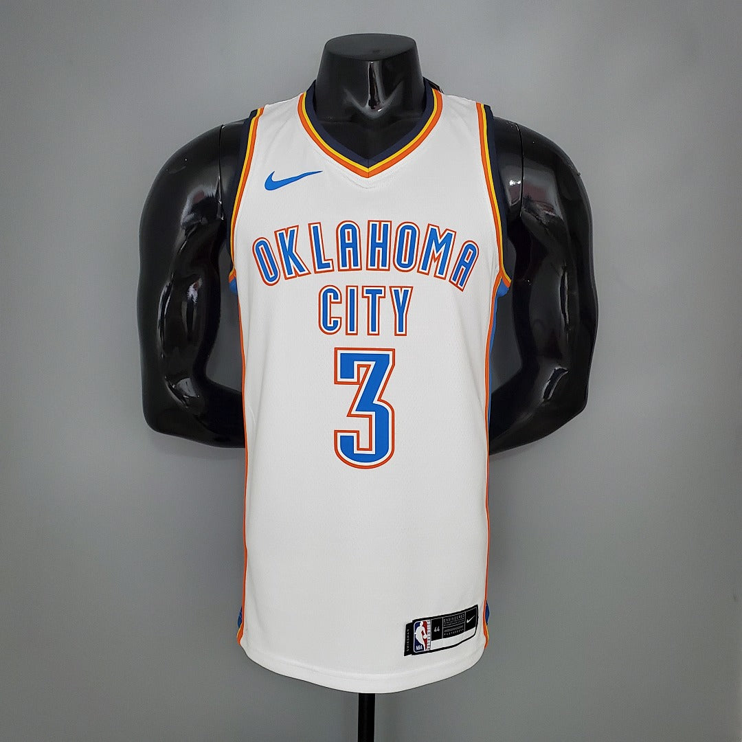 Maillot PAUL#3 Thunder Blanc NBA