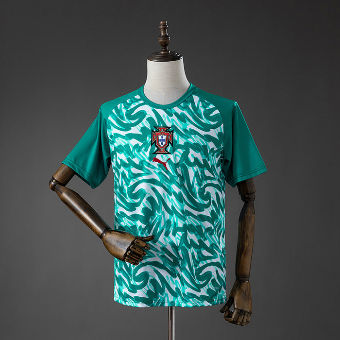 Maillot Portugal 2026 Warmup Vert