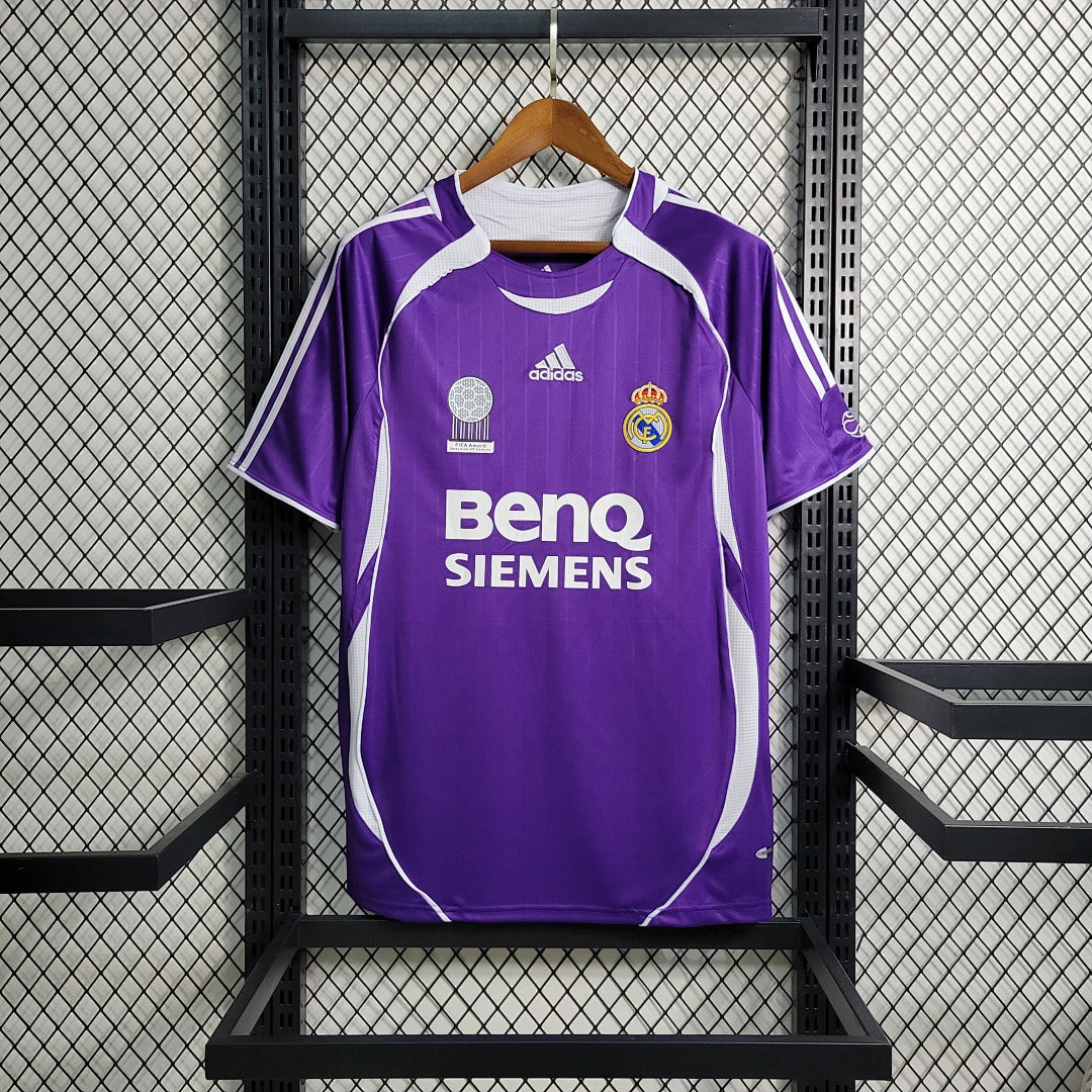 Maillot Rétro 06 Real Madrid Violet