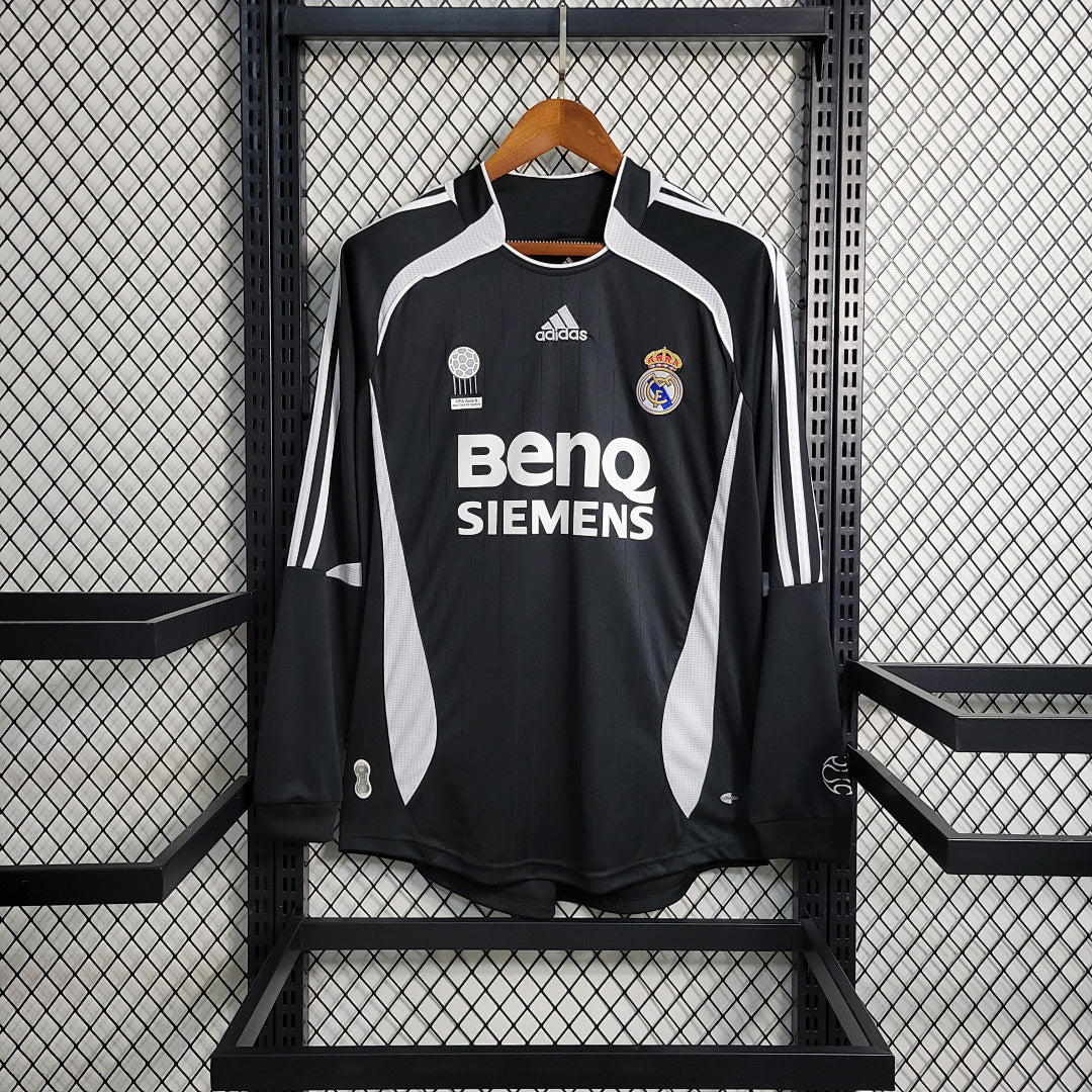 Maillot Rétro Manches Longues 06 07 Real Madrid Two Guest