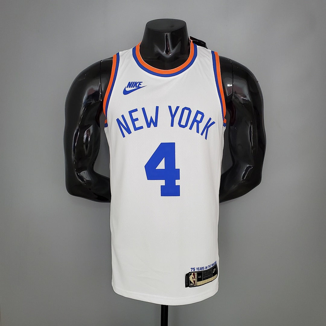 Maillot ROSE#4 75th Anniversaire Knicks Blanc NBA