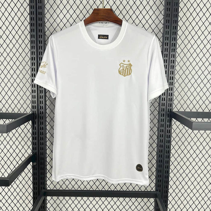 Maillot Santos 2025/26 Pele 1.000 GOLS Blanc