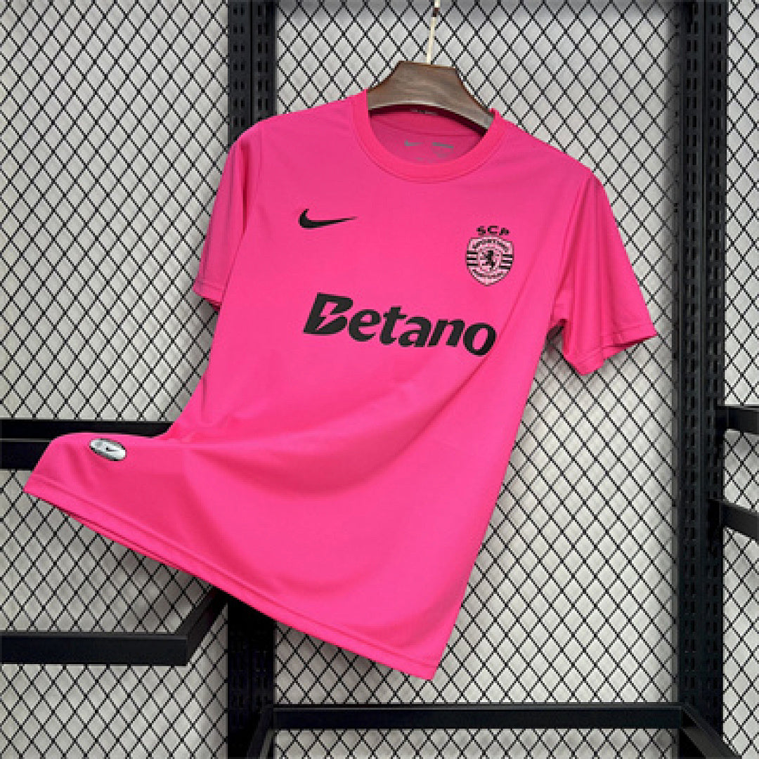 Maillot Sporting CP 2024/25 Rose October