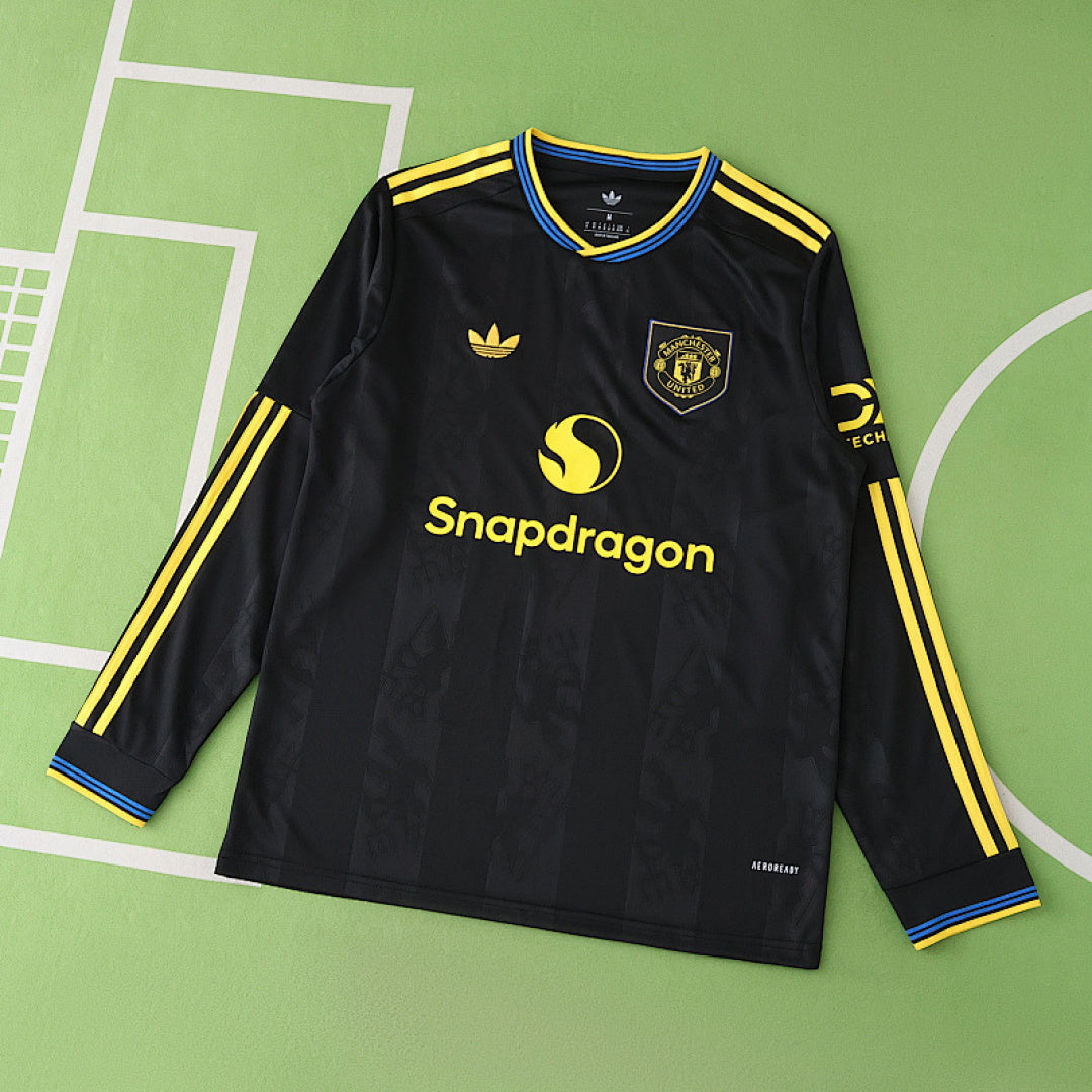 Maillot Third Manches Longues 2526 Saison Manchester United F.C. d Fan version