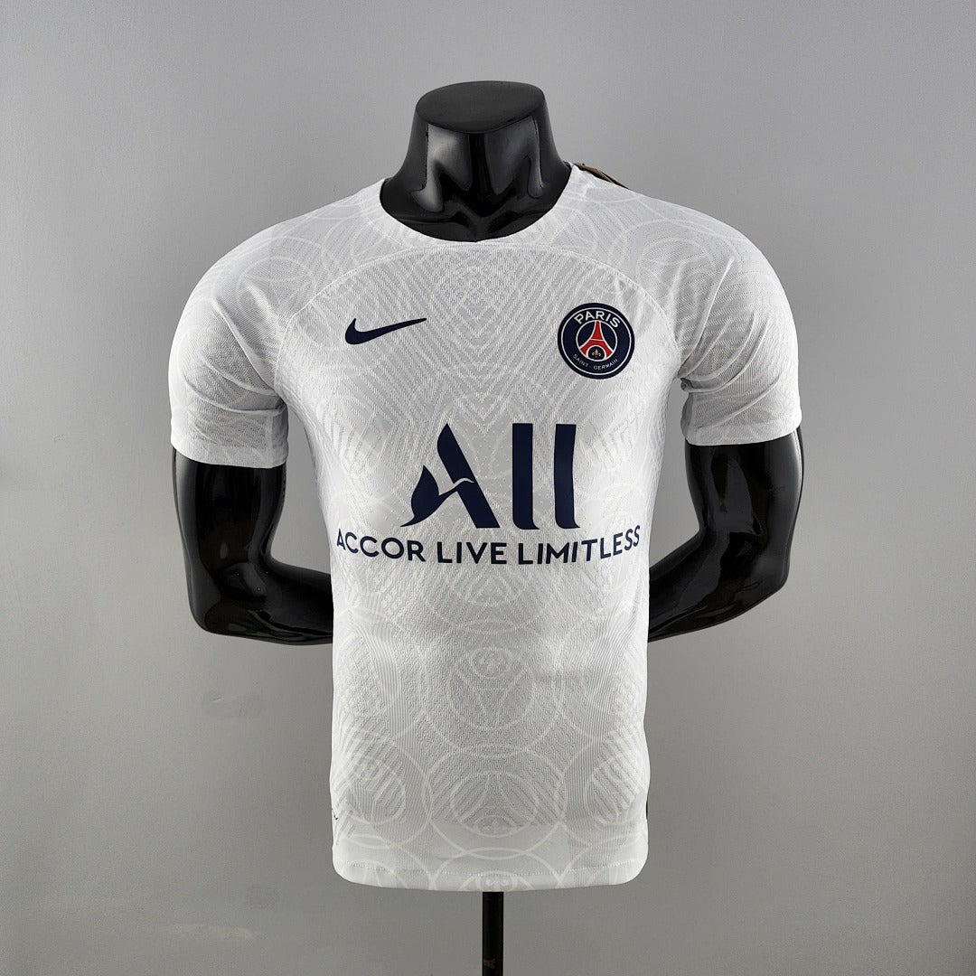 Maillot Version Joueur 22/23 PSG Pre Game Blanc