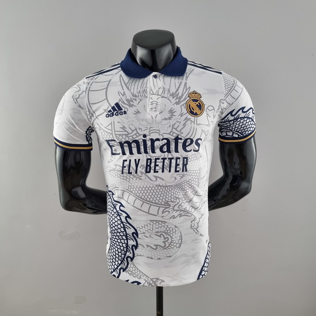 Maillot Version Joueur 22/23 Real Madrid Chinese Dragon Blanc
