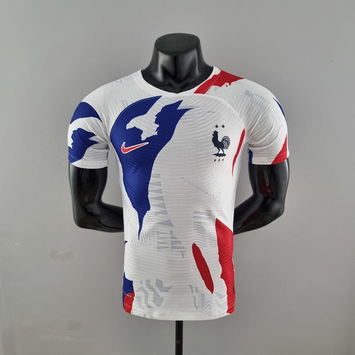 Maillot Version Joueur Avant match Entraînement 2022 France clothes