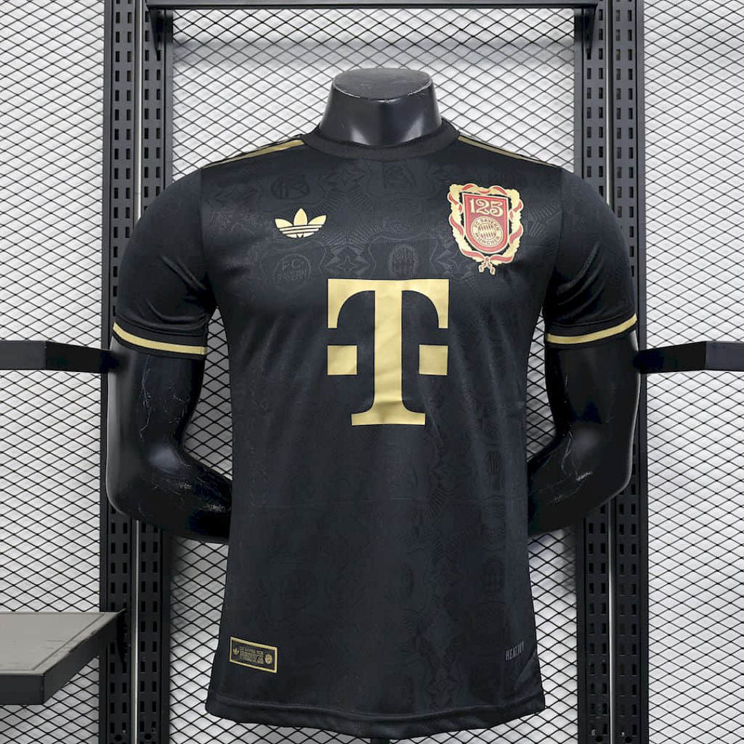 Maillot Version Joueur Bayern Munich 2024/25 125 Anniversaire Noir
