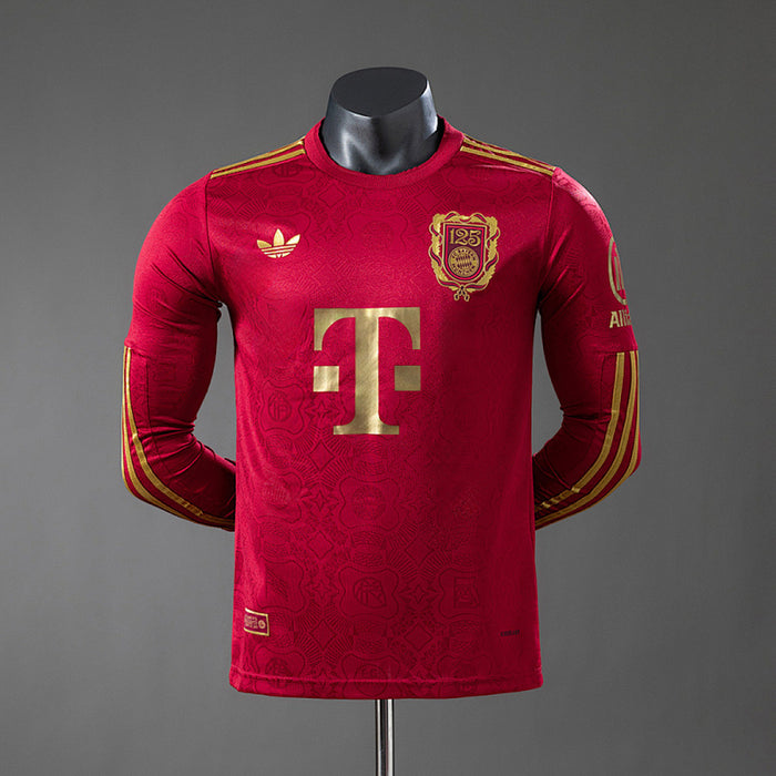 Maillot Version Joueur Bayern Munich 25/26 125th Anniversaire Long sleeved