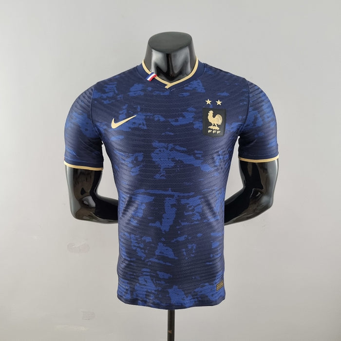 Maillot Version Joueur Édition Spéciale 2022 France Édition Bleu Noir