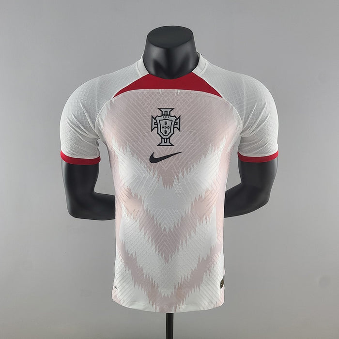 Maillot Version Joueur Édition Spéciale 2022 Portugal Édition Blanc