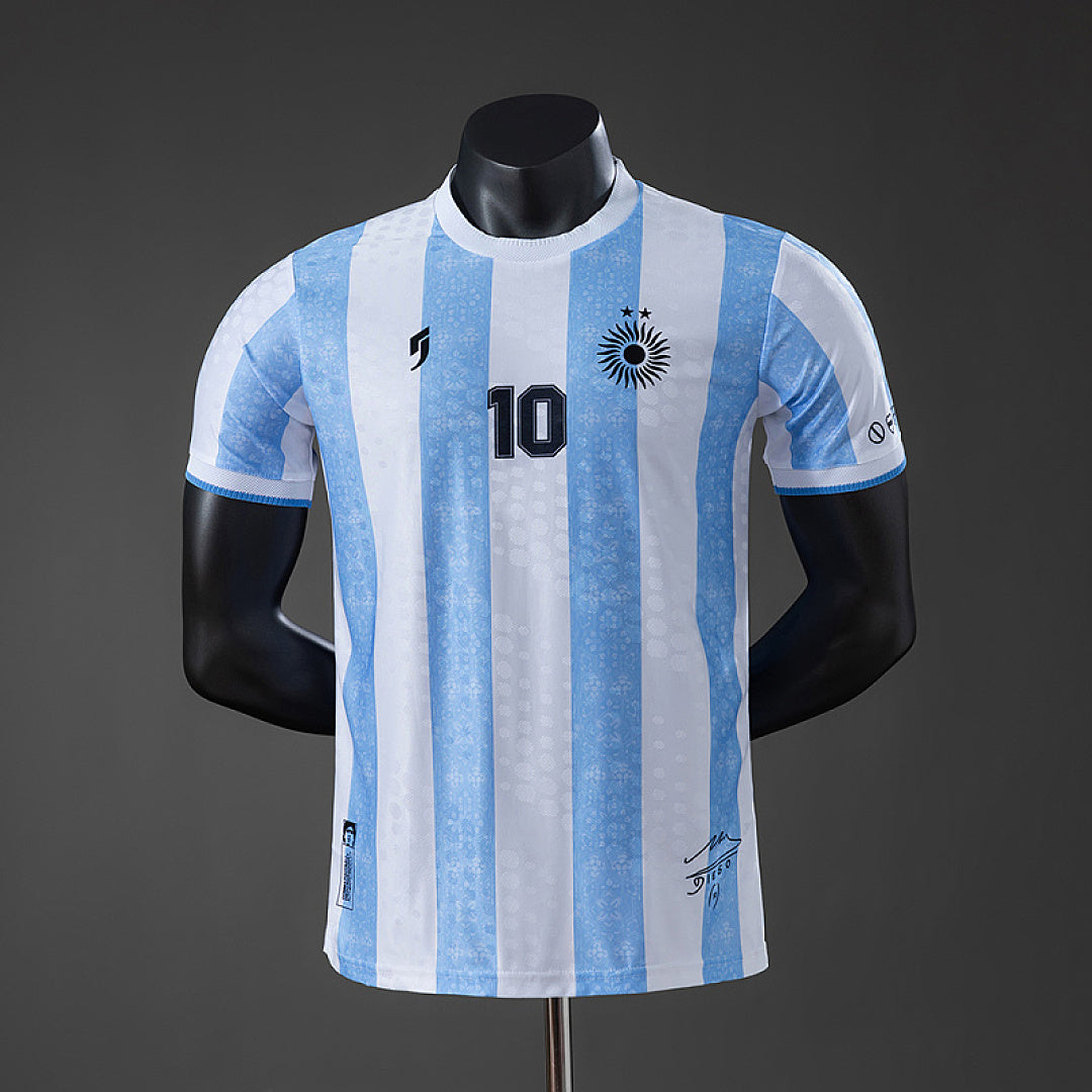 Maillot Version Joueur Édition Spéciale Argentine Maradona #10 Édition