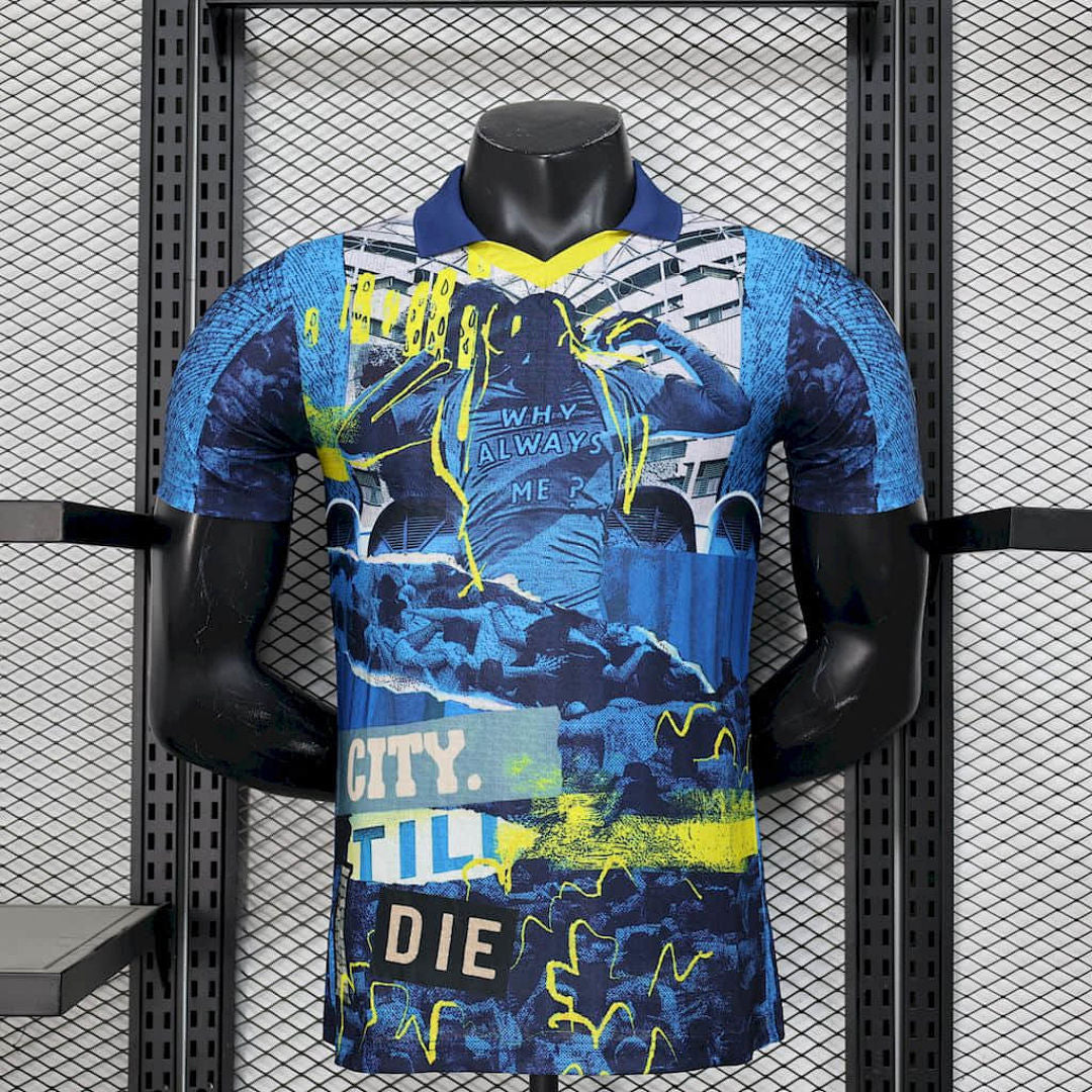 Maillot Version Joueur Édition Spéciale Manchester City 2025/26 Bleu Édition