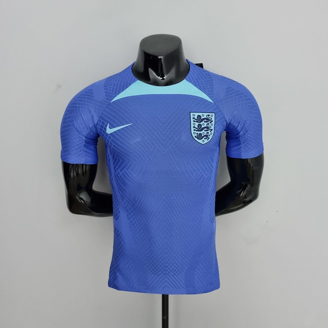 Maillot Version Joueur Entraînement 2022 Angleterre suit Bleu